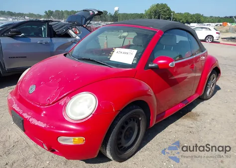 2005 Volkswagen New Beetle Gls 1.8T z USA, uszkodzony, nr VIN 3VWCD31Y35M352286